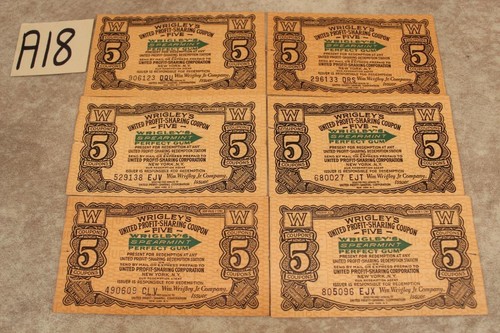 A18 vintage wrigley s - a18, wrigley’s
